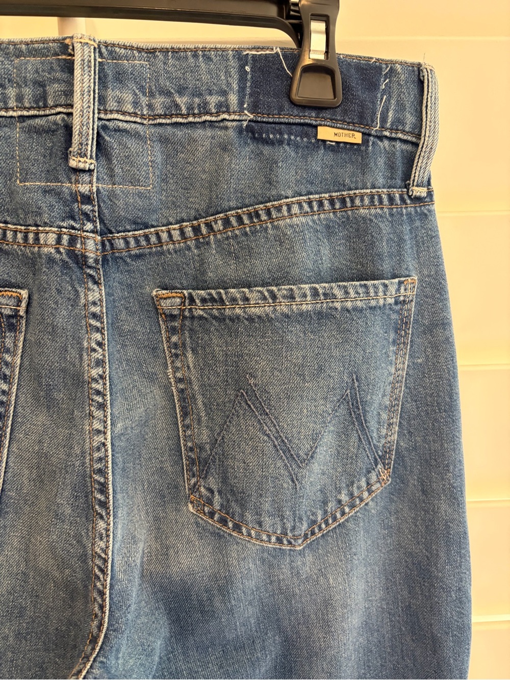 MOTHER SUPERIOR NWT The Delinquent Nerdy Riches to Rags Jeans 27 - Picture 10 of 16